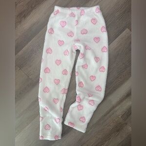 Bmagical plush heart print pj pants
